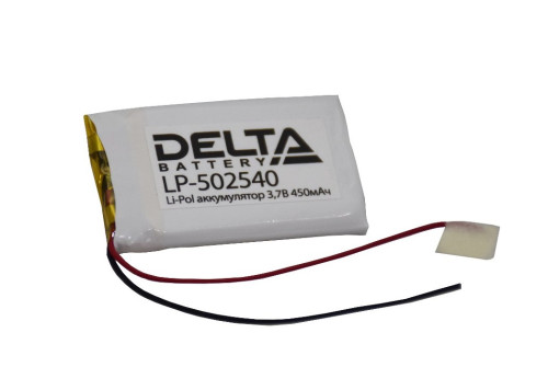 Delta LP-502540 Аккум призм (Li-Pol) 450мАч 3.7 В