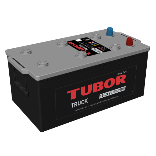 TUBOR Truck 190 Ач (конус) обр.п. (3) - аккумулятор легковой
