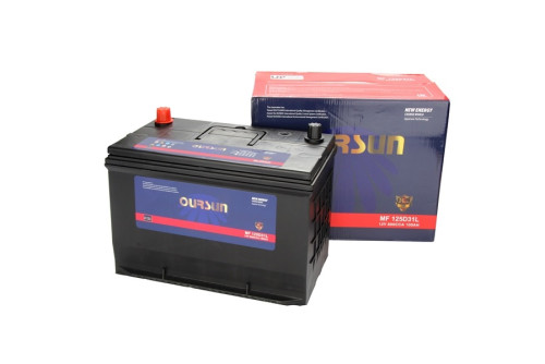 Аккумулятор легковой OURSUN JIS MF 100 Ач  (125D31L) (0) по цене 6&nbsp;565 ₽