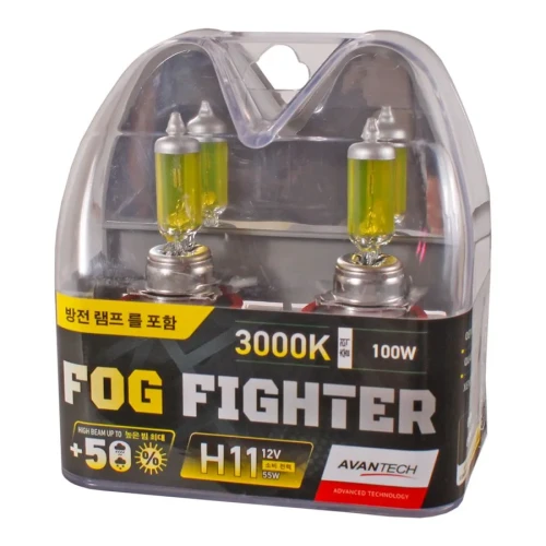 AVANTECH лампа к-т FOG FIGHTER H11 12v55w AB3011 цоколь H11
