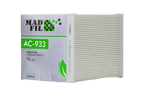 AC-933 Фильтр салонный  MADFIL (CU1827 MANN)
