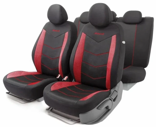 Чехлы сетчатая 11пр. AEROBOOST AER-1102 BK/GY
