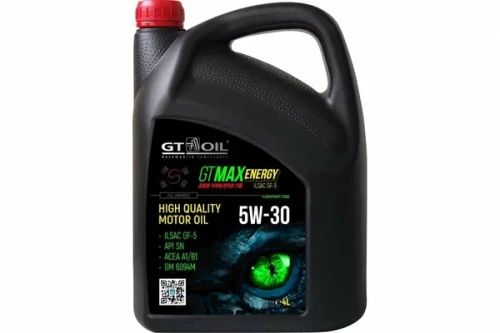 GT масло Energy 5W30 SN/GF-5 4л синт