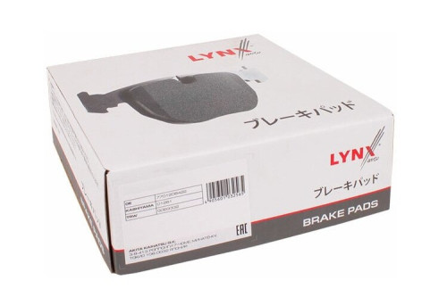 LYNX колодки дисковые BD-5118 (PN-5806) тормозные