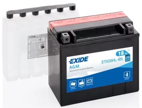 EXIDE Motorbike&Sport AGM ETX20HL-BS 18 Ач - мото аккумулятор