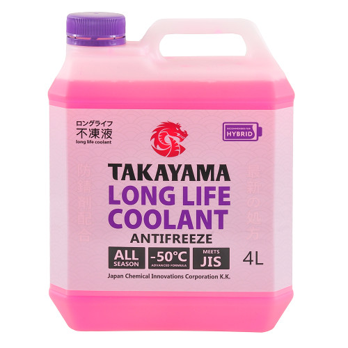 Антифриз TAKAYMA Long Life Coolant Hybrid (-50) 4л