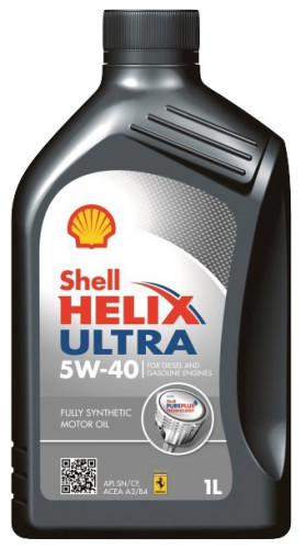 SHELL HELIX масло Ultra 5W40 1л синт