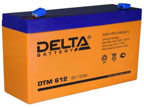 Delta DTM 612 (12 Ач - 6В)